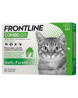 FRONTLINE COMBO SPOT-ON GATTI*soluz 3 pipette 0,5 ml 50 mg + 60 mg gatti e furetti