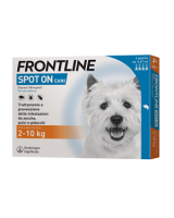 FRONTLINE SPOT-ON CANI*soluz 4 pipette 0,67 ml 67 mg cani da 2 a 10 Kg
