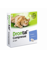 DRONTAL*2 cpr 230 mg + 20 mg gatti
